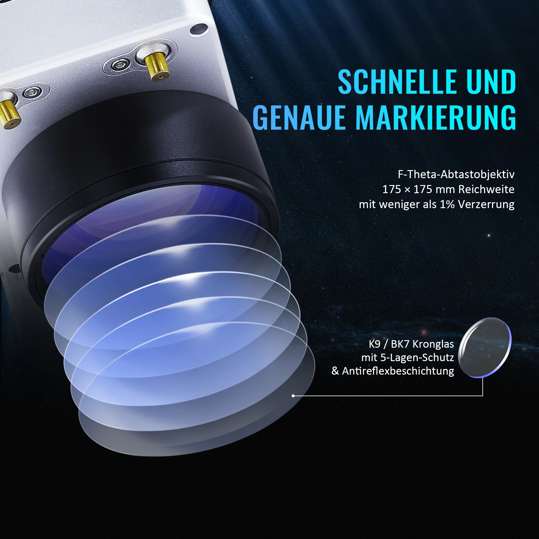 30W Faserlaser Graviermaschine für Metallgravur & Metallbeschriftung | F-30 - Image 11