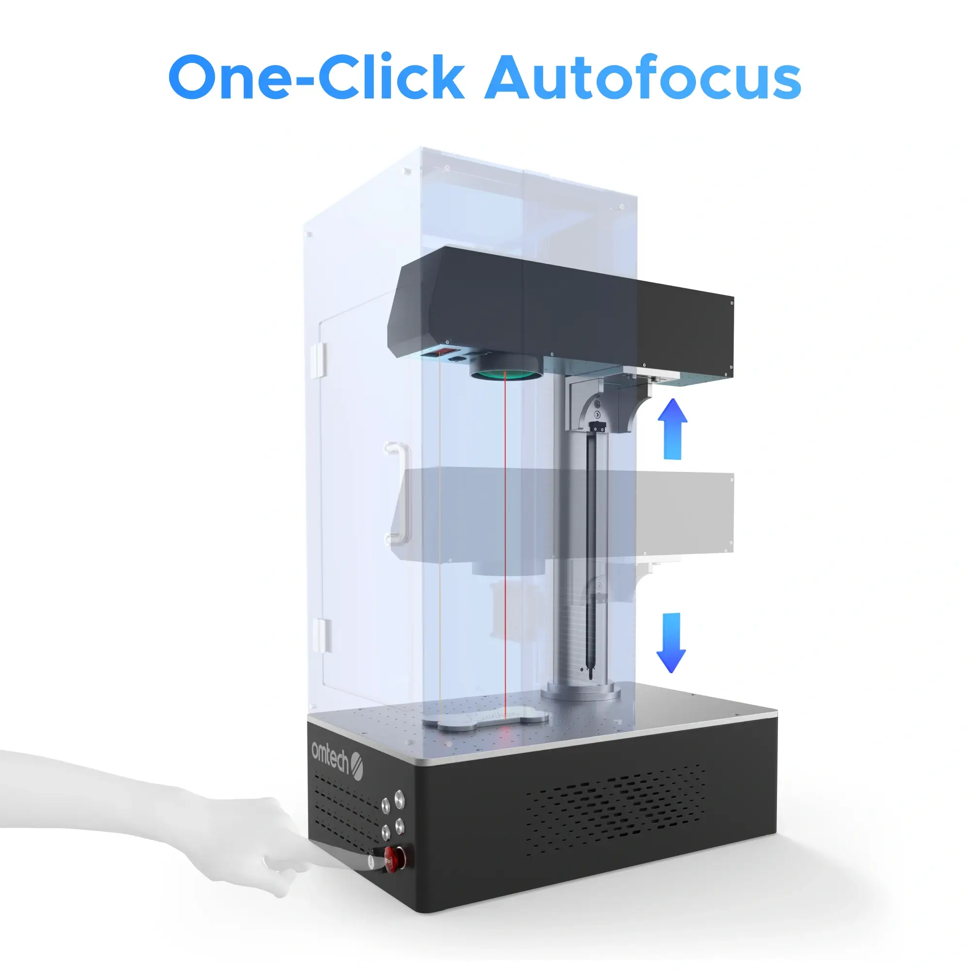 20W Faserlaser Graviermaschine mit Autofokus für Metallgravur | F20C - Image 3
