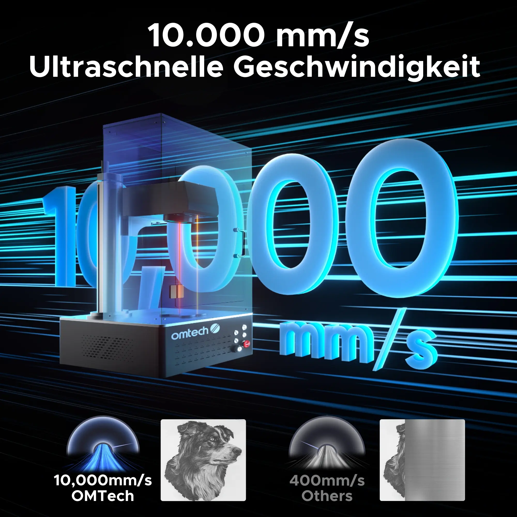20W Faserlaser Graviermaschine mit Autofokus für Metallgravur | F20C - Image 5