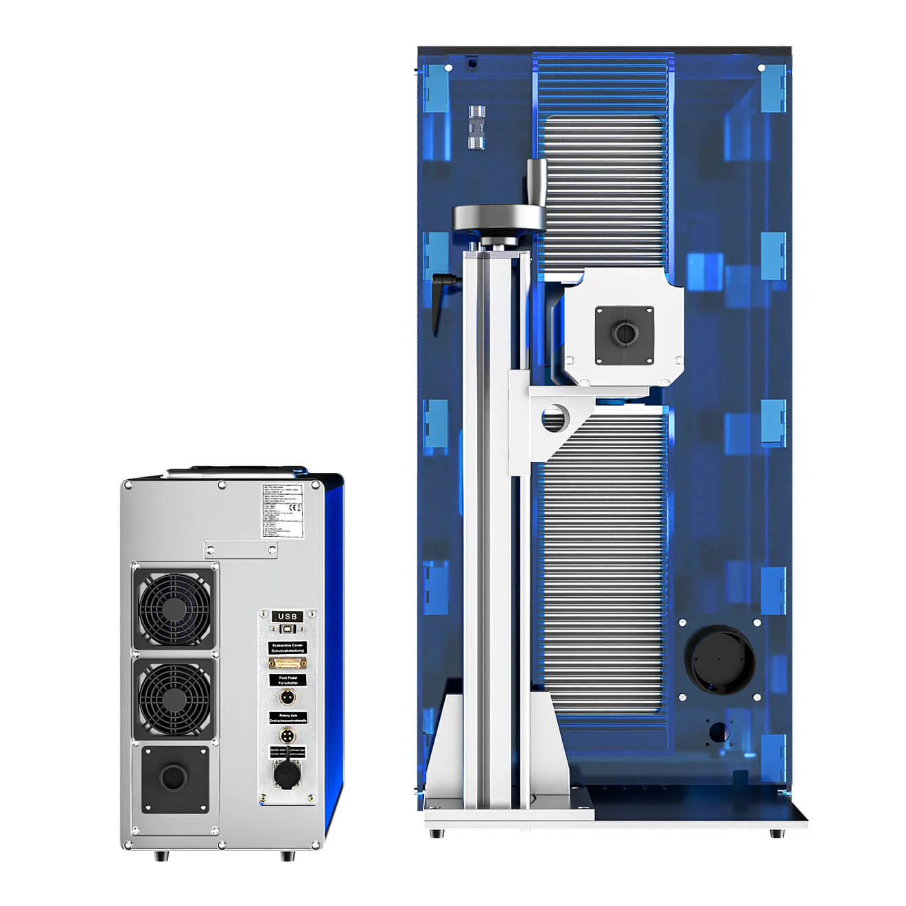 50W Faserlaser Graviermaschine für Metallgravur & Metallbeschriftung | F-50 - Image 3