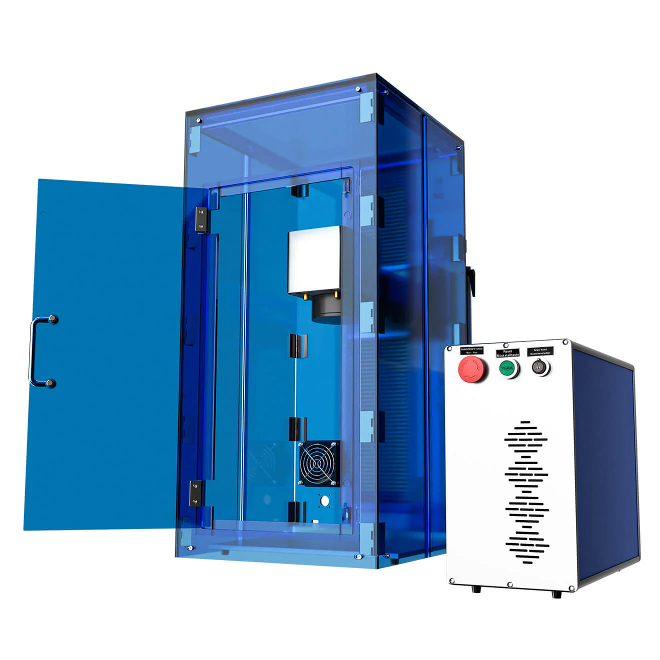 50W Faserlaser Graviermaschine für Metallgravur & Metallbeschriftung | F-50 - Image 4