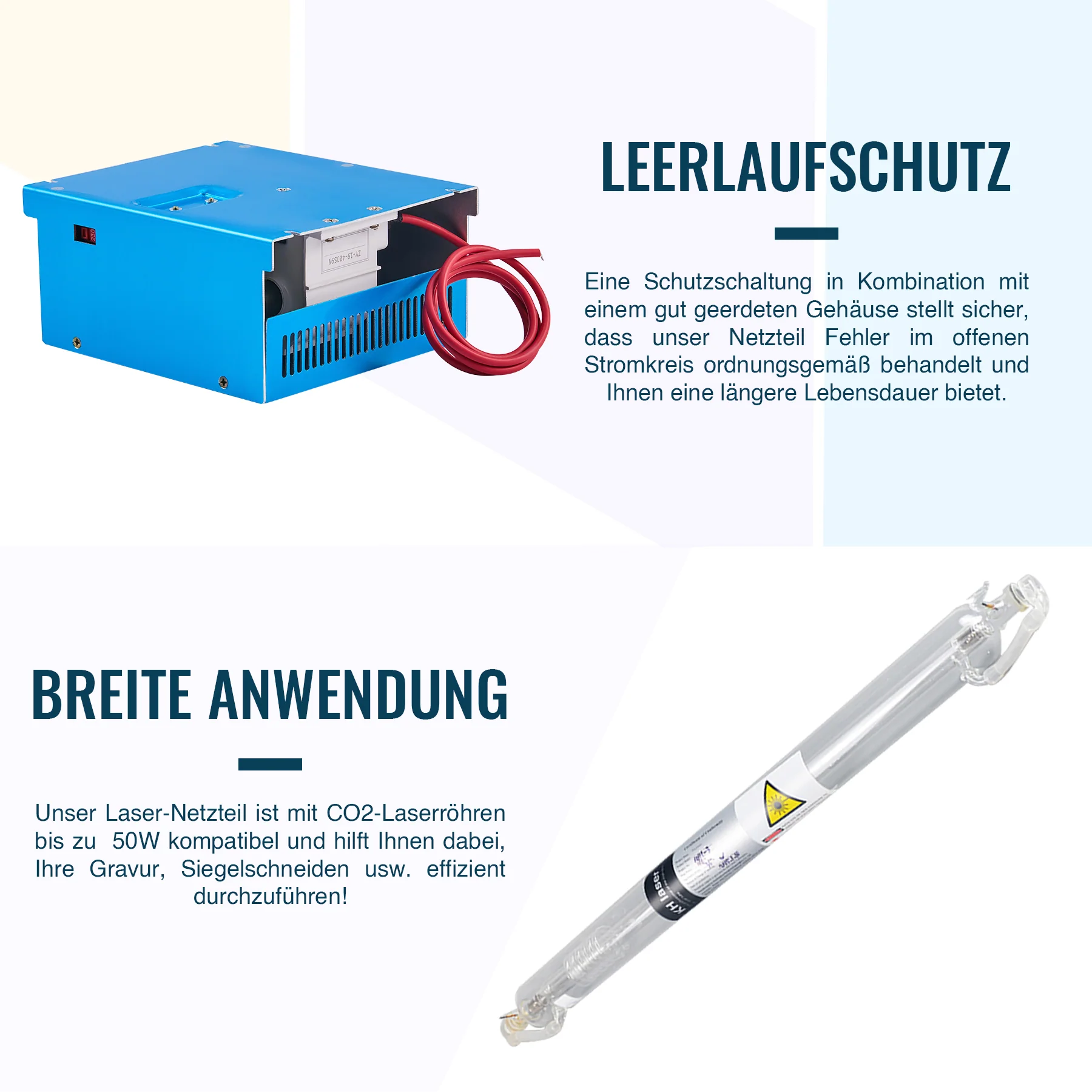 50W Netzteil für CO2 Laser Graviermaschinen und Lasercutter | LN-50 - Image 8