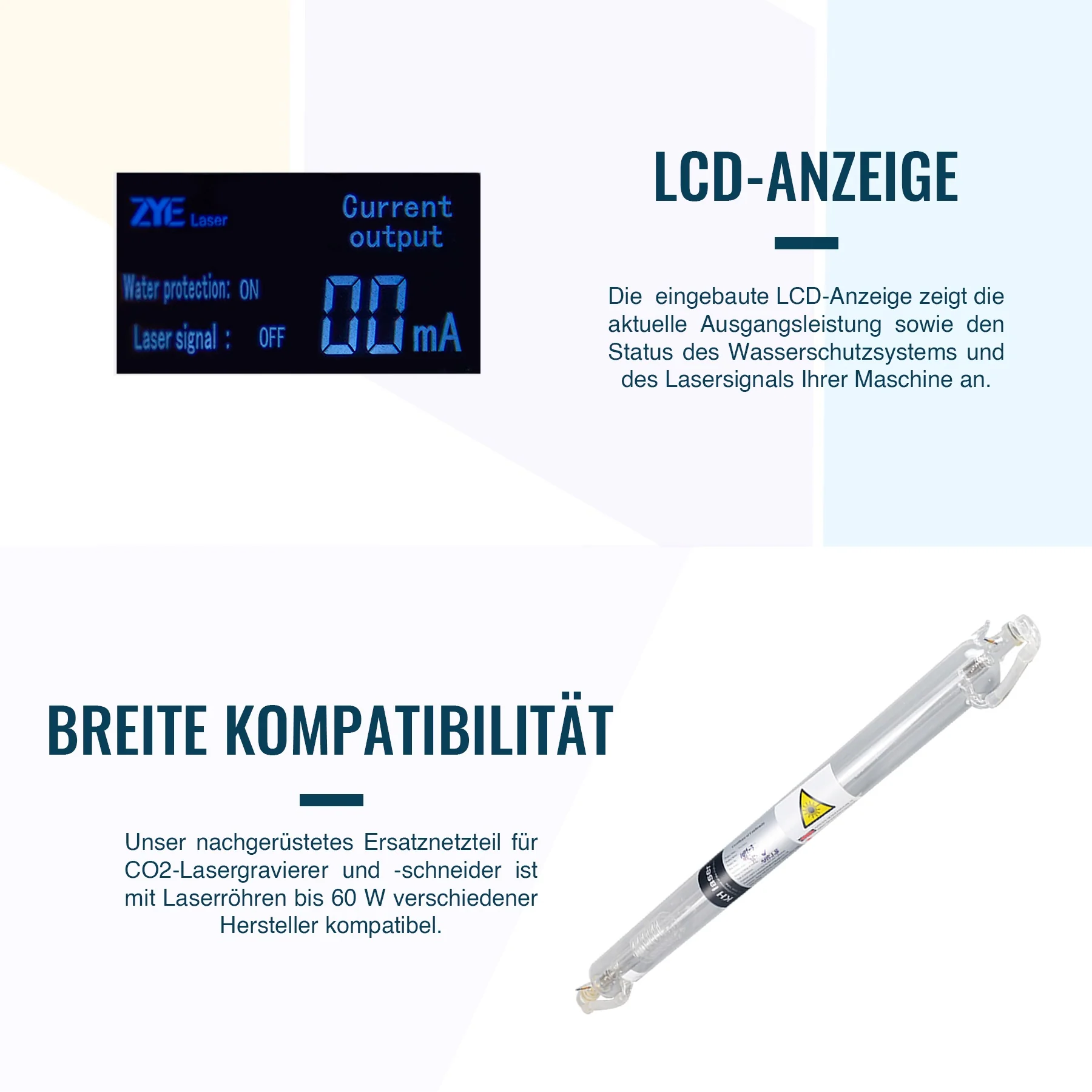 60W CO2-Laser-Netzteil & Stromversorgung | LN-60 - Image 6