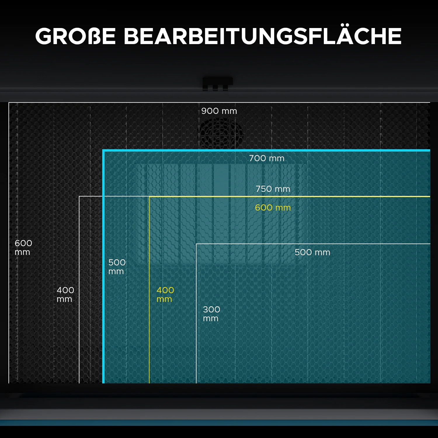 90W CO2 Laser Graviermaschine & Cutter mit 700x500mm Gravurfläche | Turbo-758 - Image 10