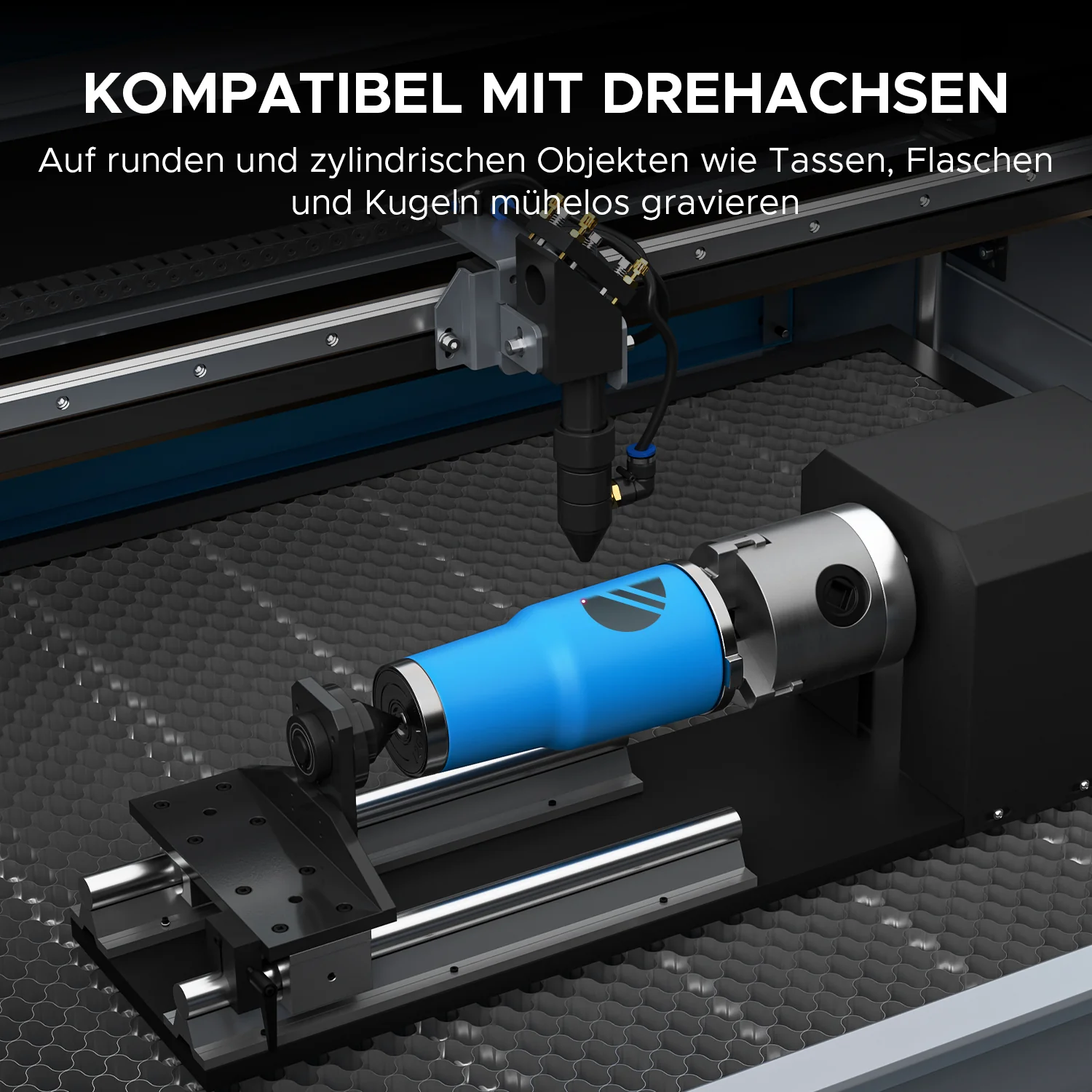 90W CO2 Laser Graviermaschine & Cutter mit 700x500mm Gravurfläche | Turbo-758 - Image 13