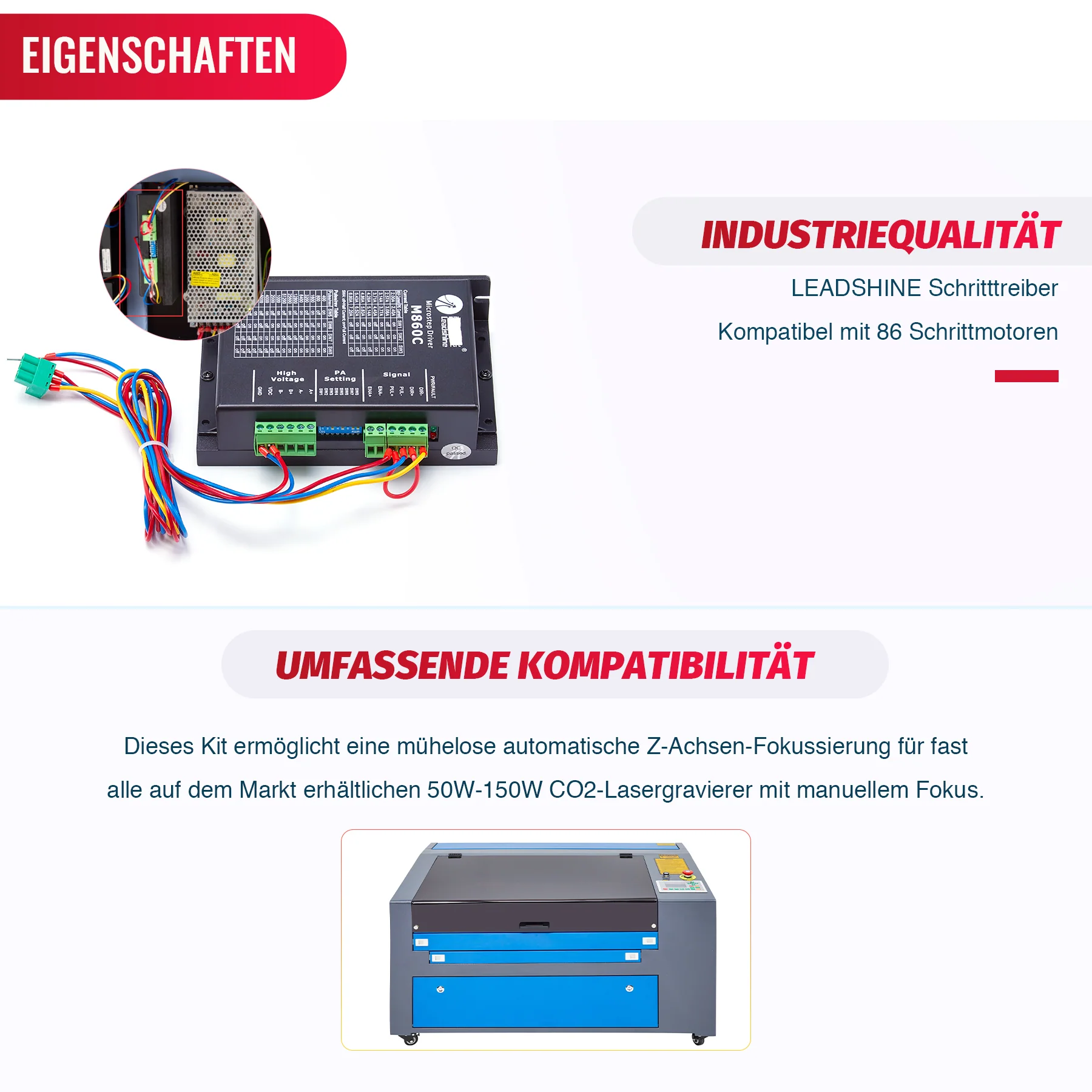 Autofokus-Kit für CO2 Laser Graviermaschinen & Cutter | AFF100 - Image 5