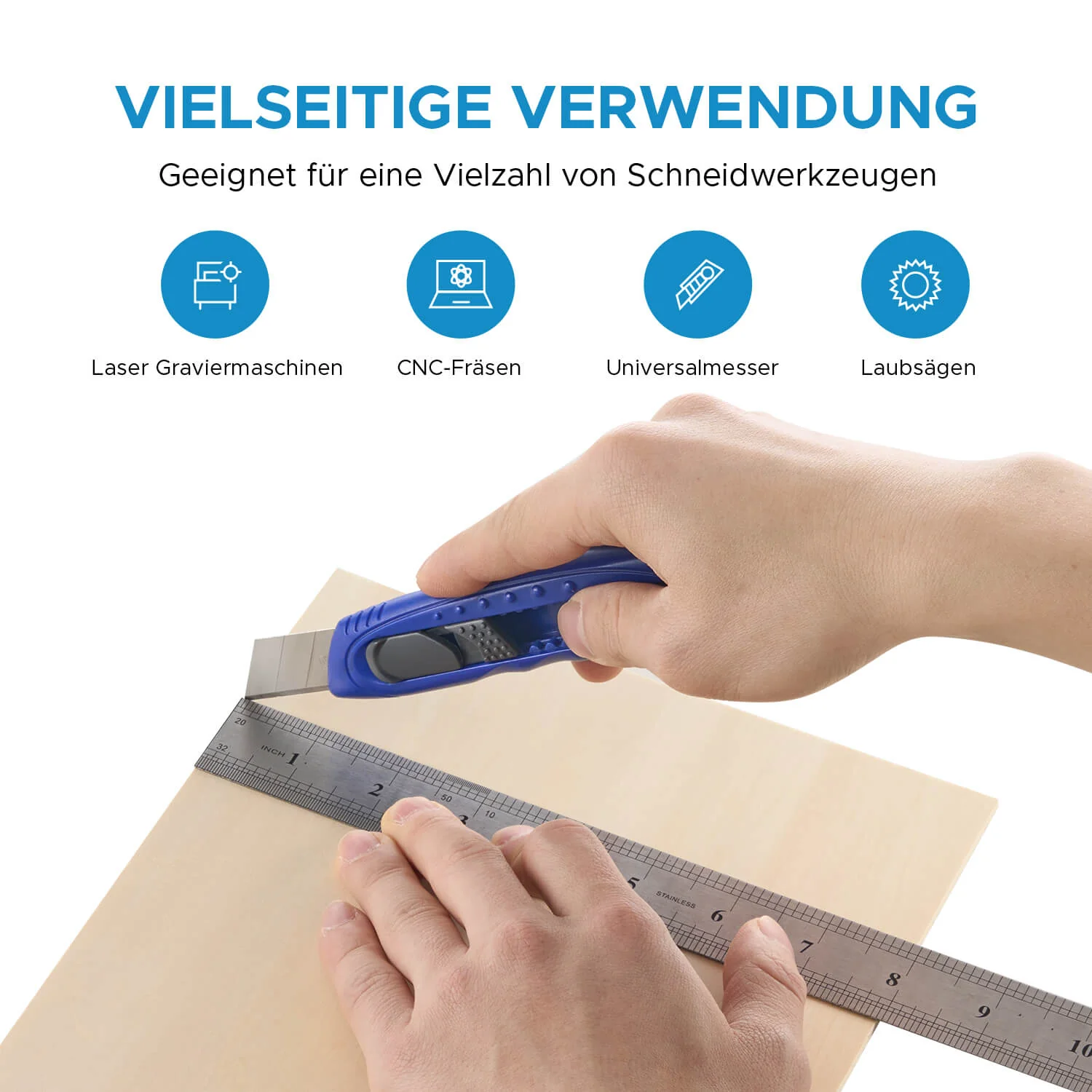 Birkensperrholz 10 Stücke 300x210x3mm zum Basteln, Laserschneiden und Lasergravieren - Image 5