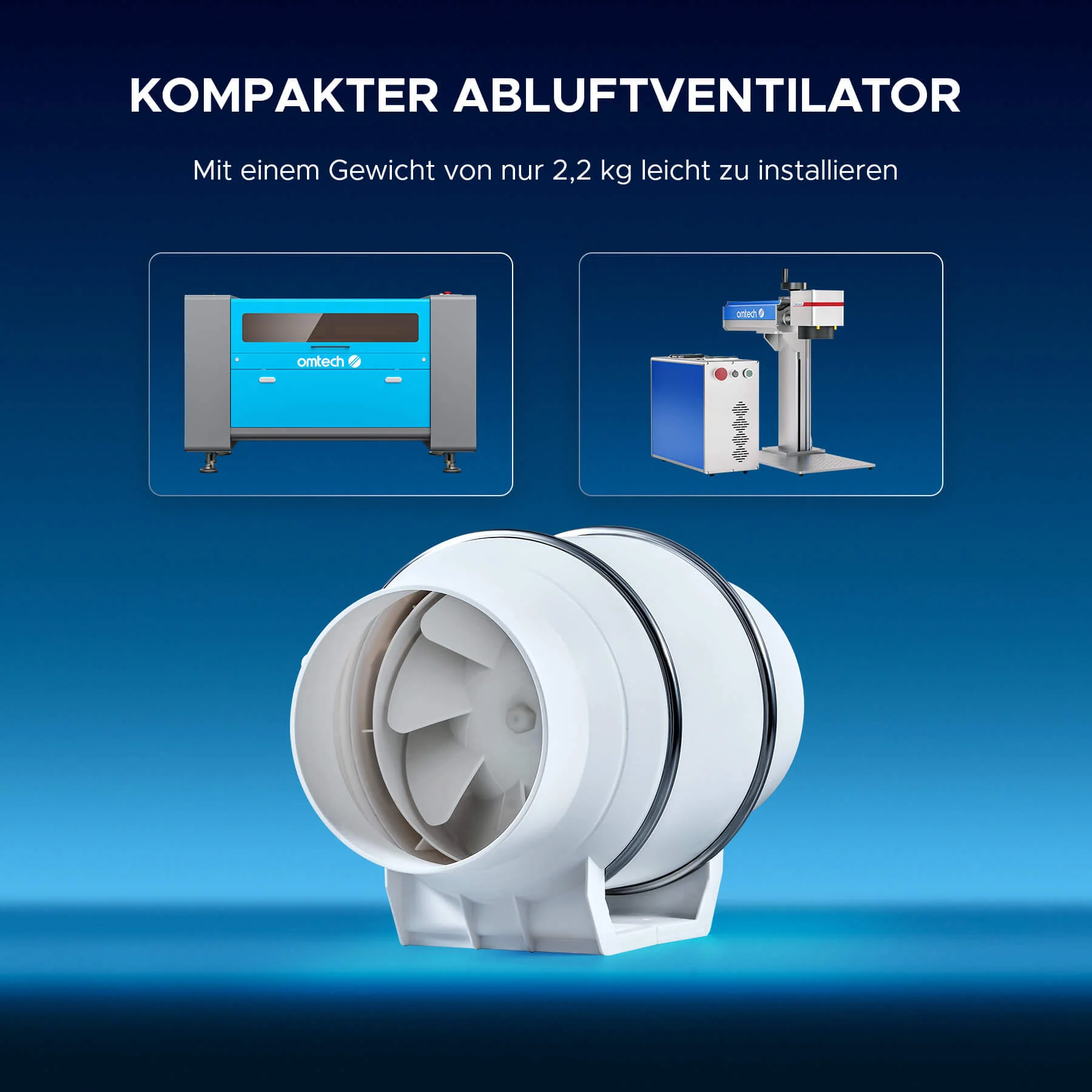 Industrie-Abluftventilator & Kanalventilator für Lasercutter | LAP-0400 - Image 6